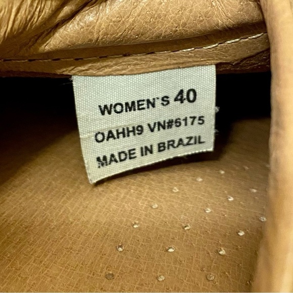 L.L. BEAN Leather Clogs/Mules Leather Braid Tan Suede Women Size 40 (8.5) - Picture 14 of 15